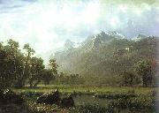 Albert Bierstadt The Sierras near Lake Tahoe, California Norge oil painting reproduction
